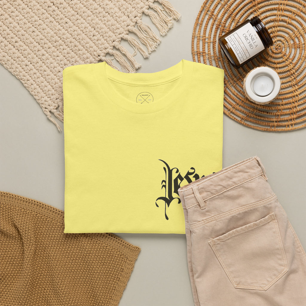 Jesus Script Tee — Gothic Cross Christian T-Shirt