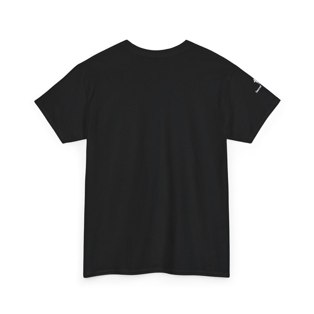 Jesus Script Tee — Gothic Cross Christian T-Shirt